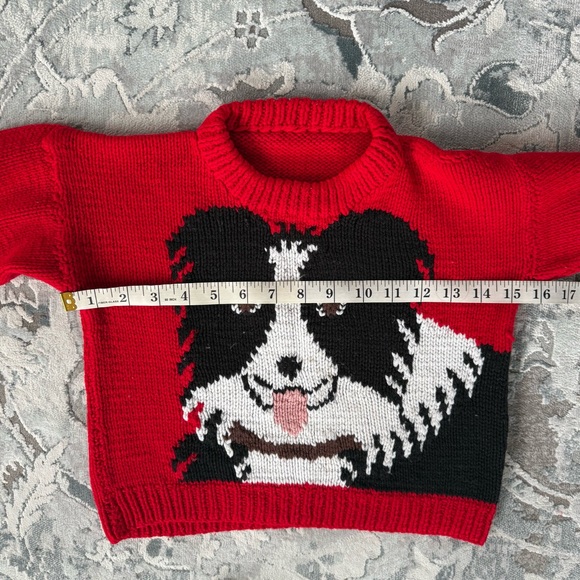 Handmade Wool Knit Kids Sweater - Picture 4 of 4